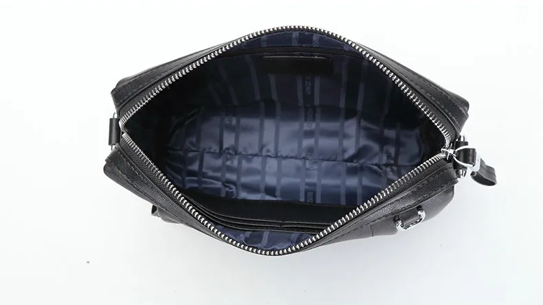 BISON DENIM модная брендовая мужская сумка из натуральной кожи, мужской клатч, деловые повседневные мужские сумки через плечо