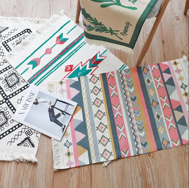 Винтажные классические геометрические ковровые покрытия для гостиной спальни