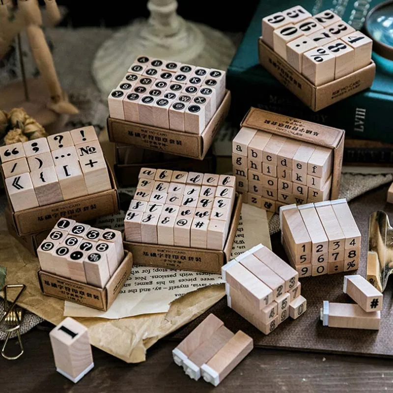 1 комплект винтажный базовый цифровой штамп с персонажем DIY деревянные резиновые штампы для stationery канцелярских принадлежностей Скрапбукинг Стандартный штамп