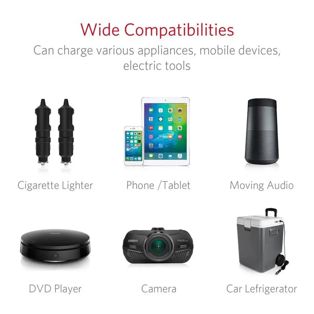 Адаптер для автомобильного прикуривателя зарядное устройство автомобиля с