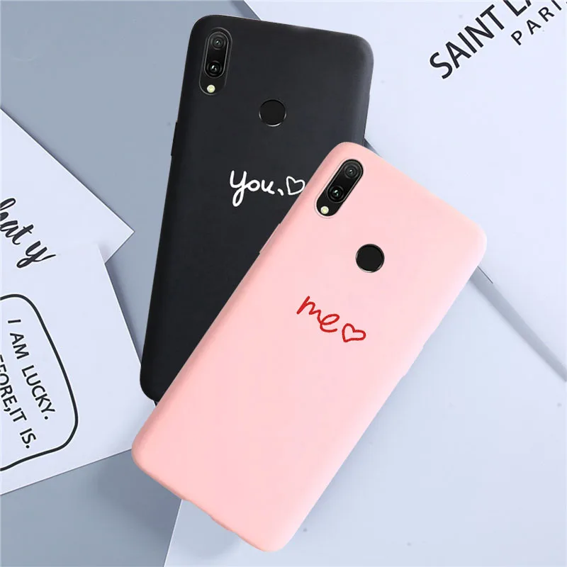 Мягкий чехол Love Heart для Huawei Y9 2019 Y6 Y5 Prime 2018 P20 P9 P10 Mate 10 Lite Honor 9 7C 7A Pro 8X 8C P Smart Z чехлы |