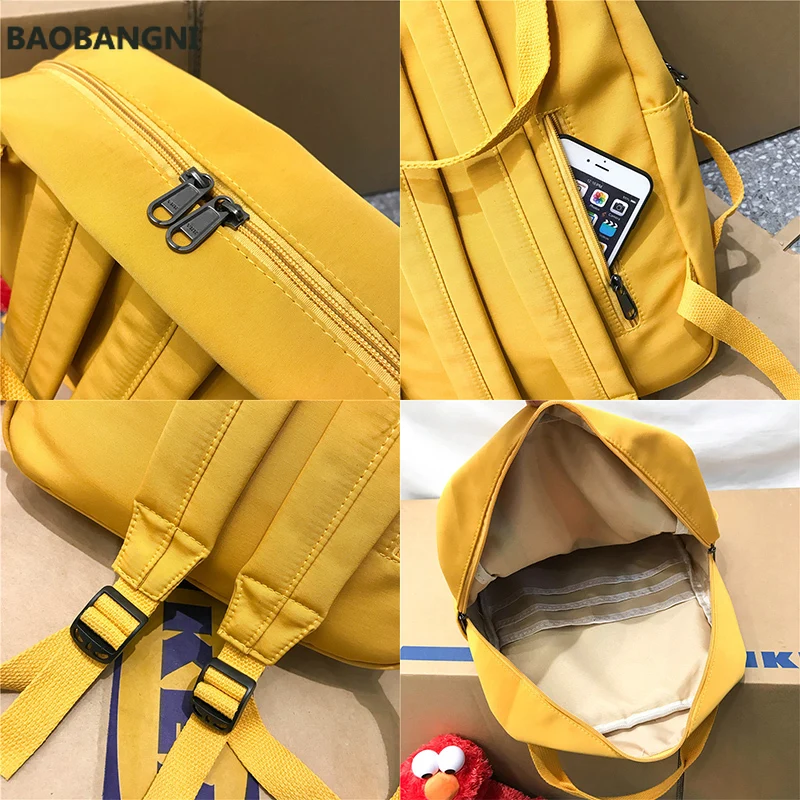 

Female Harajuku Book Backpack Cute Women School Bags For Teenage Girl Waterproof Nylon Kawaii Backpack Ladies Luxury Student Bag