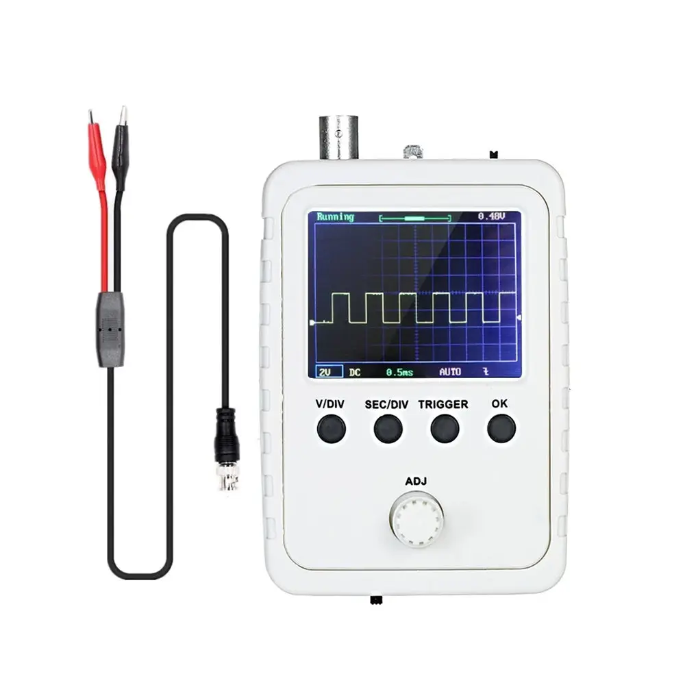 

2.4 Inch Digital Oscilloscope Assembled DSO150 Digital Oscilloscope Sets with LCD Display Kit With Clip