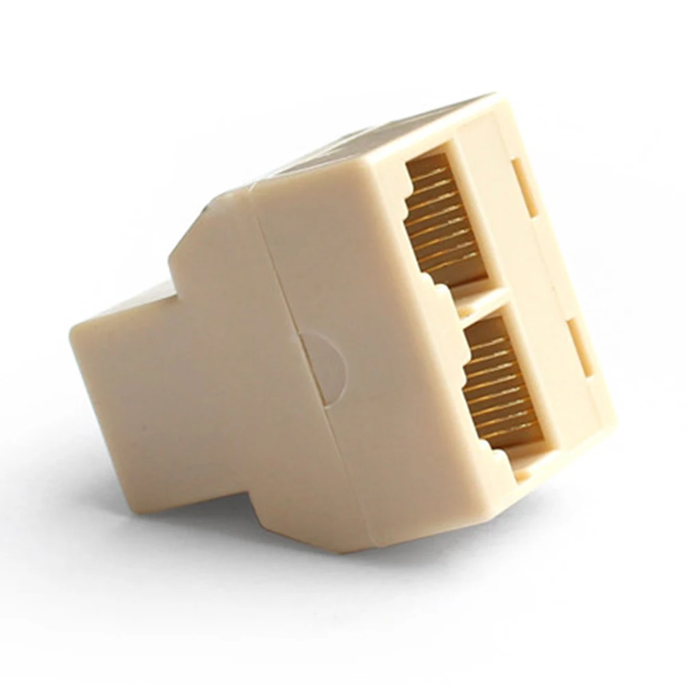 

10pcs/lot RJ45 CAT 5 6 LAN Ethernet Splitter Connector Adapter PC RJ45 Splitter Connector CAT5 Splitter Adapter Network Dual
