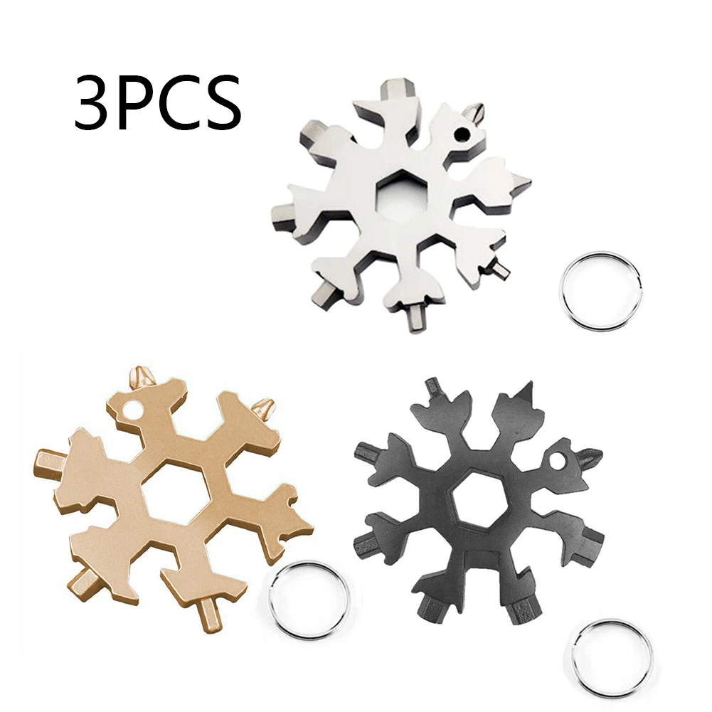 

18 In 1 Screwdriver Stainless steel Multi-functional Tool Portable Key Chain Set