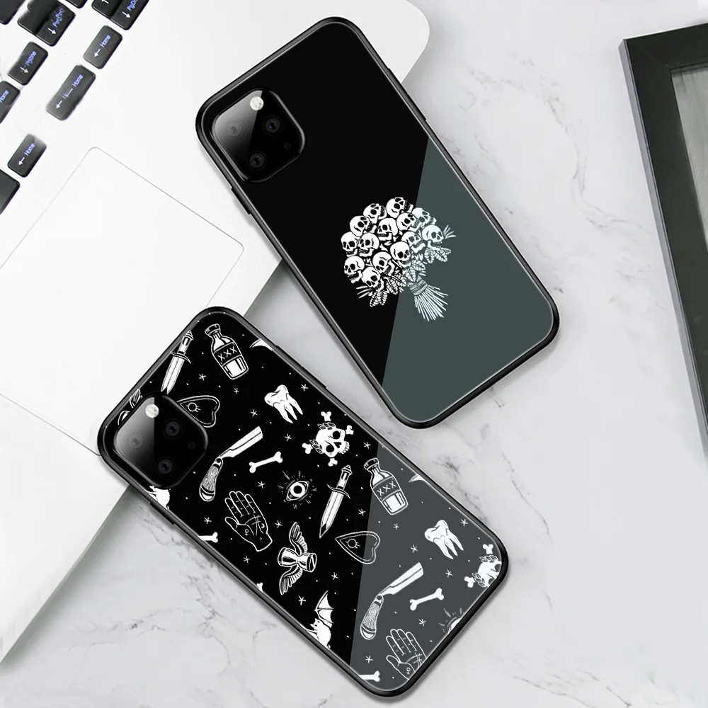 Ciciber чехол для телефона iphone 11 Pro XS макс. закаленное стекло XR 7X8 6 6s Plus милый смешной