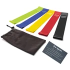 Набор резинок для упражнений для дома, фитнес-силовые тренировочные руки и ноги, физиотерапия, домашний тренажерный зал, тренировка 5 уровней