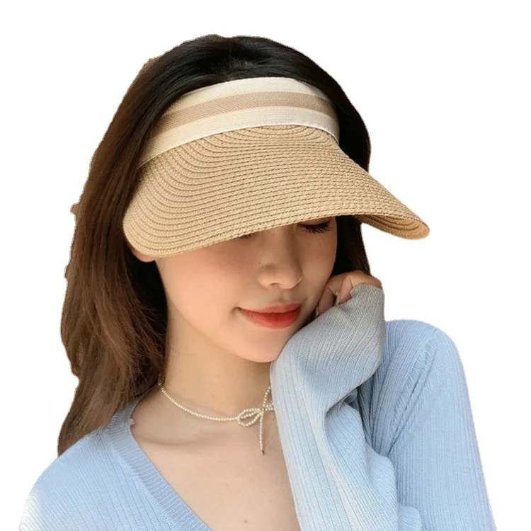 

Hair hoop straw top cap for women in spring and summer bonnets for women