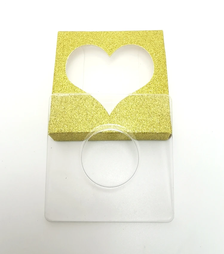 heart yellow 10 компл./лот упаковочная коробка для ресниц пустой ресницы посылка многоцветный бумажная коробка белый фарфоровый поднос с фокусным расстоянием 25 мм ресницы DIY блестящие упаковочная коробка - Цвет: heart yellow