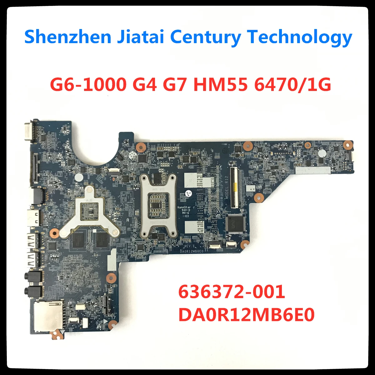 636372-001 материнская плата для hp Pavilion G6-1000 G4 G7 материнская плата для ноутбука HM55 6470/1G DA0R12MB6E0 DA0R12MB6E1