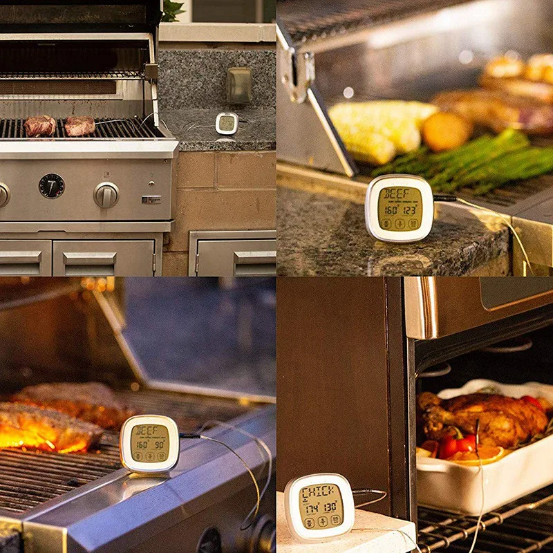 Цифровой термометр для мяса гриль печь курильщик кухонный прибор приготовления