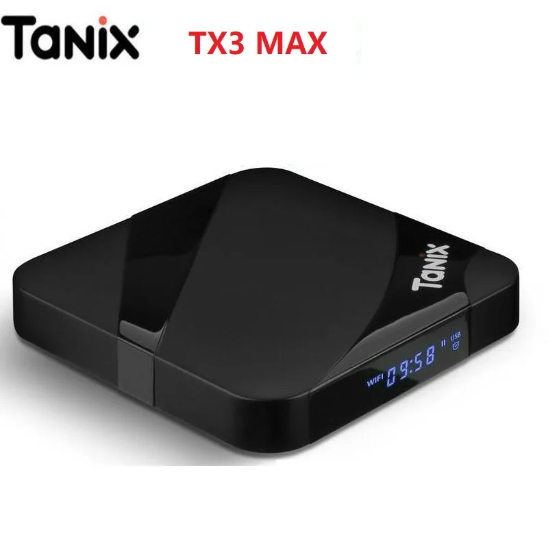Tanix TX3 MAX Smart tv BOX Android 7,1 Amlogic S905W четырехъядерный H.265 4K 2,4 GHz WiFi медиа ТВ-плеер Bluetooth TX3 телеприставка