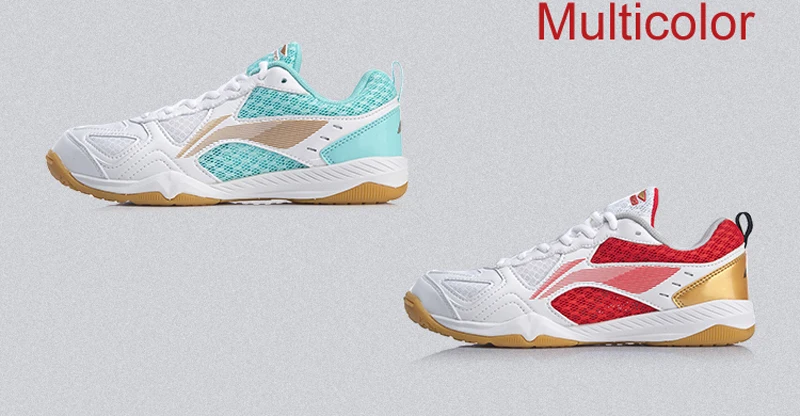 Li-Ning/Женская обувь для настольного тенниса; спортивная обувь с подкладкой; кроссовки; APTP002 YXT034