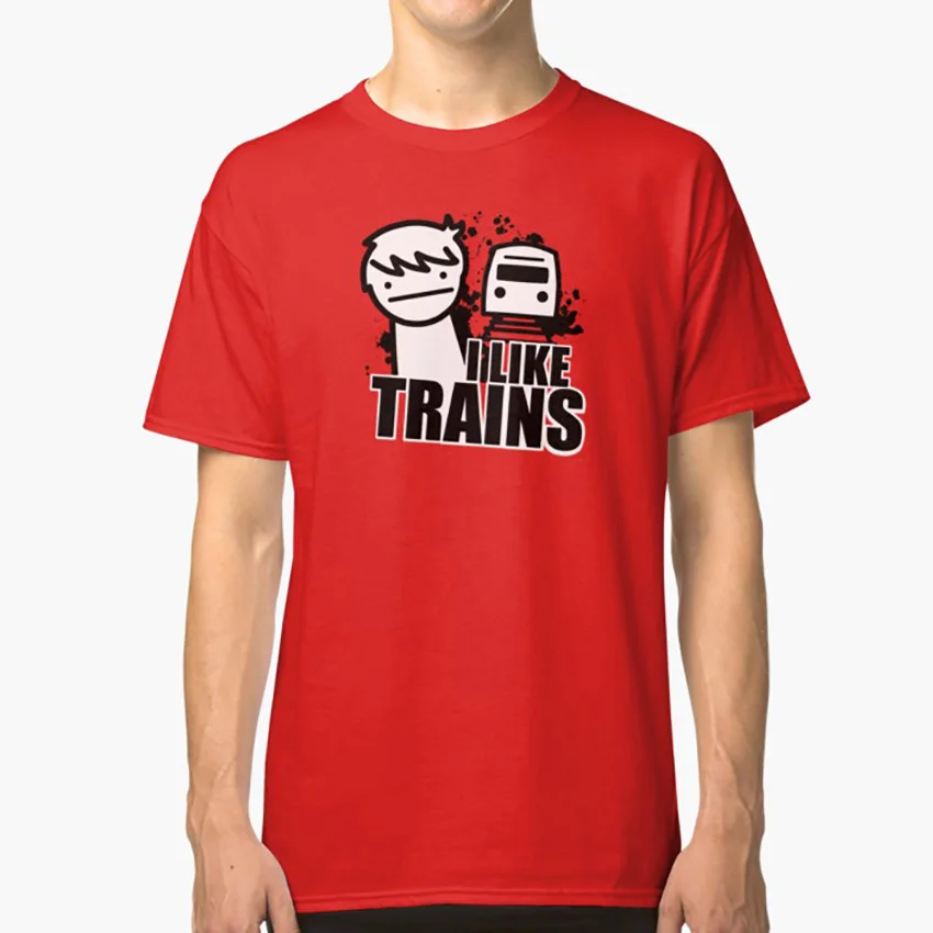 ASDF футболка I Like Trains asdf train asdfmovie как самоубийца попка Дафф Томска мультфильм