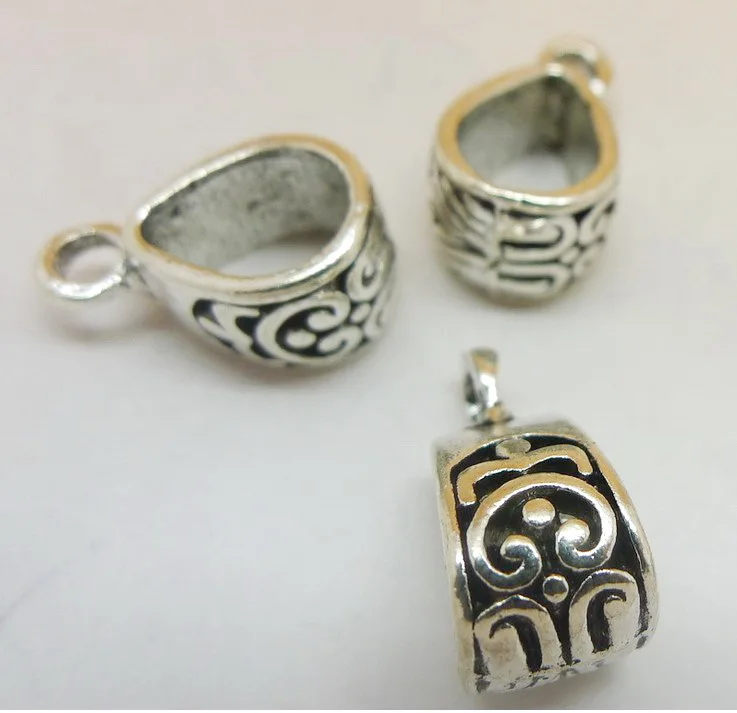 

Supplies For Jewelry Making 5pcs 18x10mm Antique Silver Color Love Tee Button Jewelry Components