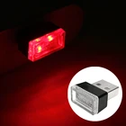 Салона автомобиля окружающей среды светильник 4 цвета светодиодный неоновый мини Usb атмосферная лампа для Cadillac XTS SRX ATS CTSRenault Koleos Latitu