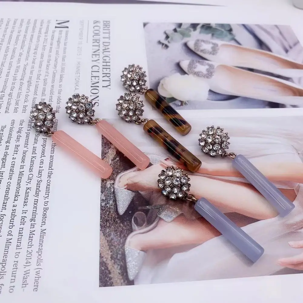 Полированное золото серьги Модные ювелирные изделия Свадебные подарки женские