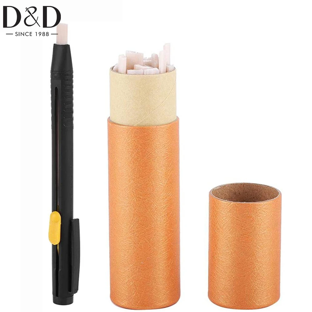 Professional Tailors Chalk Marker Pencil Disappearing Marker Pen with Box for DIY Clothing Craft Sewing Marking Sewing Tools
