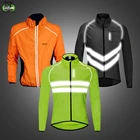 Мужская велосипедная ветровка, велосипедная куртка, ветрозащитная Водонепроницаемая велосипедная ветровка, MTB жилет, велосипедная Джерси, светоотражающая велосипедная куртка