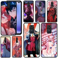 darling in the franxx anime phone case for redmi 5 6 plus k 7 8 9 20 30 x a pro note 4 5 6 7 8 9 s x a phone cover coque