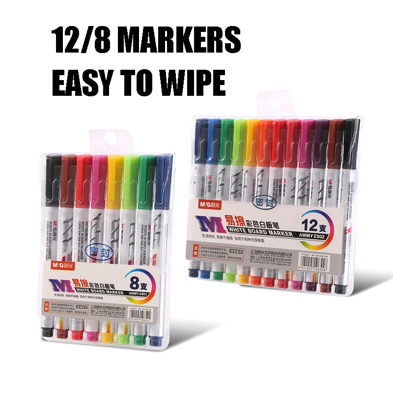 12/8 маркеры для цветной доски карандаш стираемый на водной основе маркер ручка