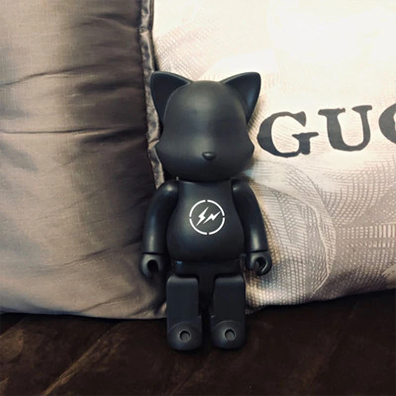 

COMIC bearbrick 28cm 400% Bearb Fujiwara bear Hiroshi doll Bear@ Action Figures Block Bear Home / shoe shop decoration Collectio