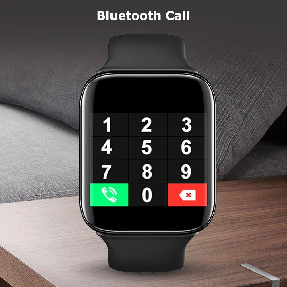 

Sports Smart Watch Men Women Bluetooth Call Pedometer Message Push Reminder Heart Rate Monitor Android Smartwatch Pink TPU Strap