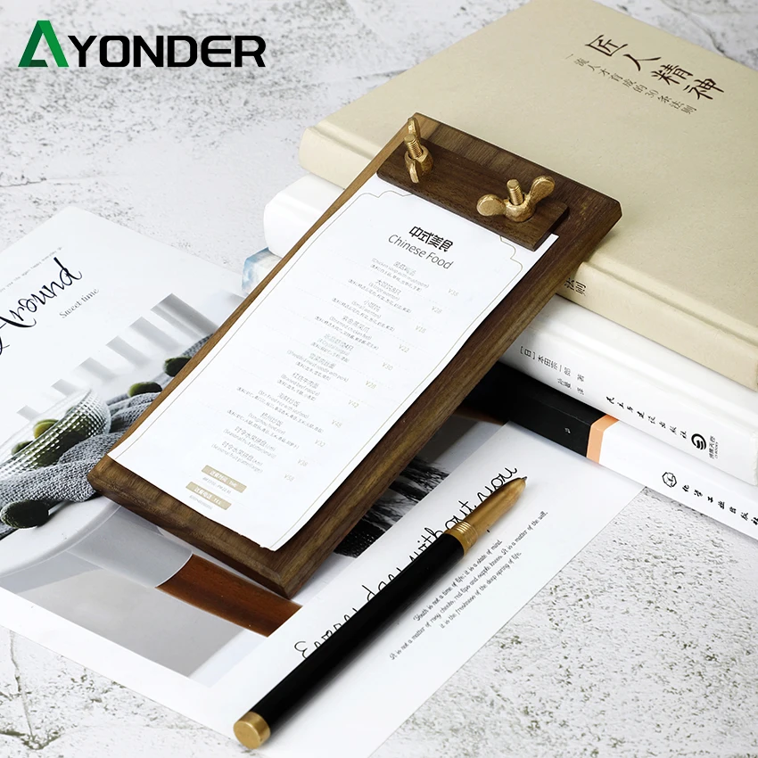 1 шт. дизайнерские папки с зажимом A4/A5 подставка для школьных записей доска кафе
