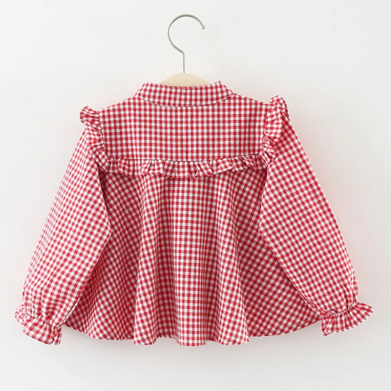Keelorn новая весенняя хлопковая рубашка в клетку с длинными рукавами для маленьких