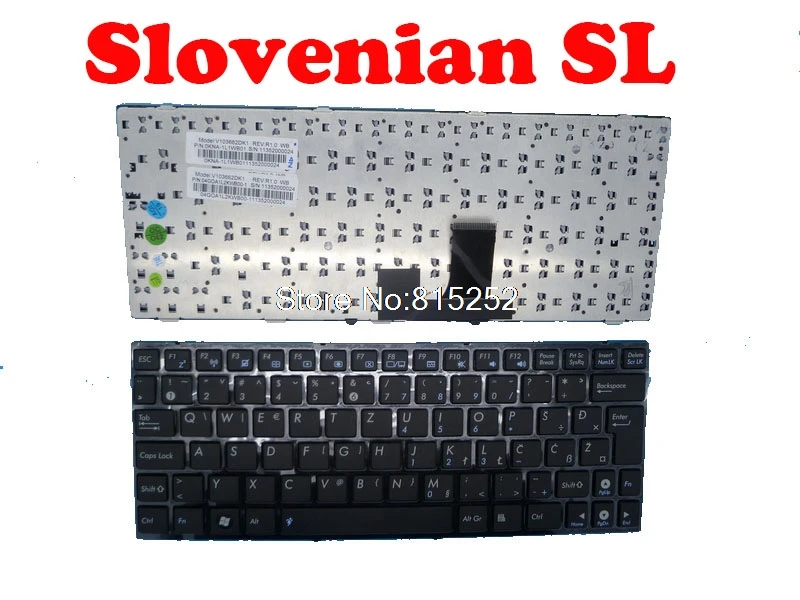 Клавиатура для ноутбука ASUS EPC 1005HA 1008PE 1002HA V103662DK1 0KNA-1L1BE01 04GOA1L2KBE00-1 V103662DS1 0KNA-1L1BG01