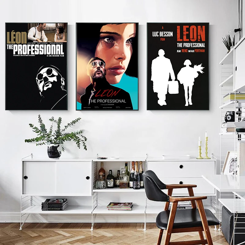 

Leon Classic Movie Canvas Painting Posters Wall Art Canvas Painting Nordic Posters And Prints For Living Room Decor