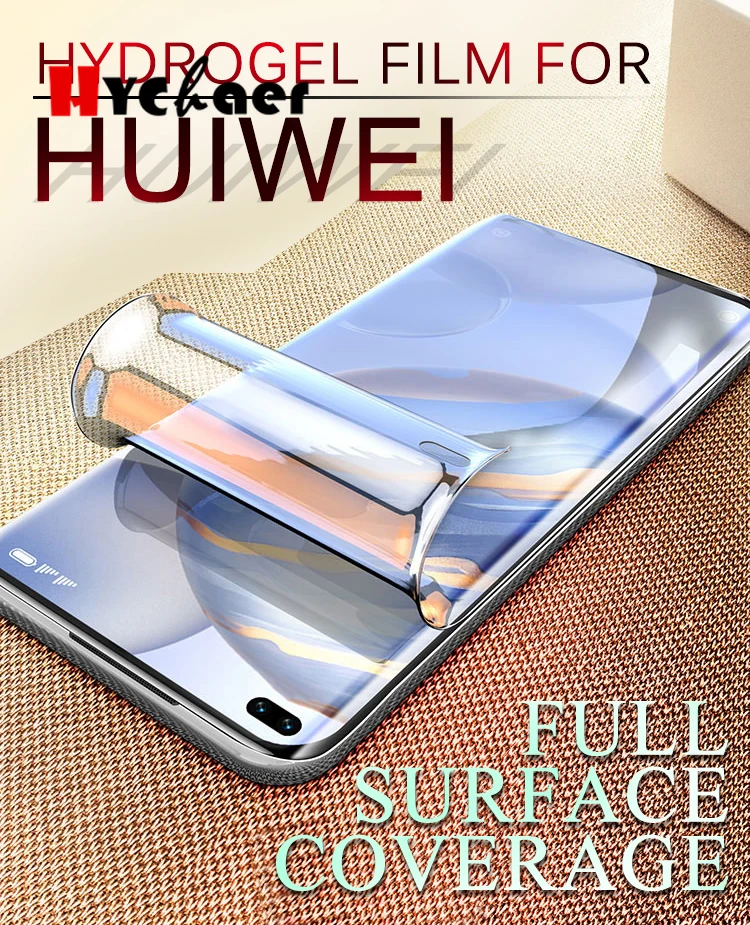 

2PCS Screen Protector For Huawei P50 P40 Pro Hydrogel Film P30 P20 P10Lite Soft Full Coverage Protective Nova 5 6se 7Pro