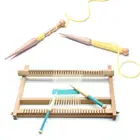 1 шт. Гобеленовая бобина, ручная работа, деревянное вязание, искусственная бобина для свитера, шарфа, Гобеленовая бобина, одиночная головка