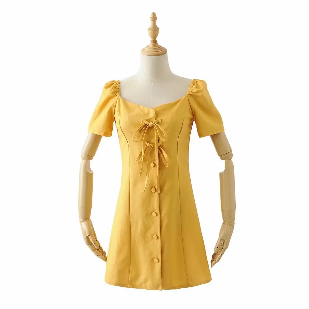 Женское платье GOPLUS винтажные летние платья на шнуровке облегающее мини-платье