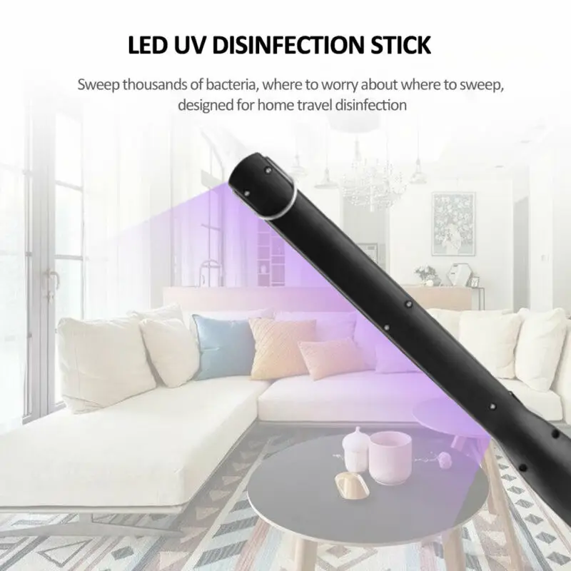 Портативный ультрафиолетовый светильник USB Перезаряжаемые УФ стерилизатор