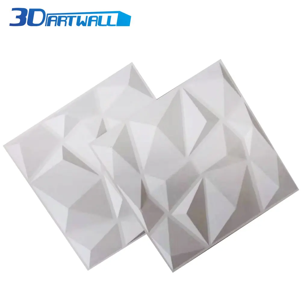 3DARTWALL 3D текстурированная декоративные стеновые панели ПВХ белого цвета в форме