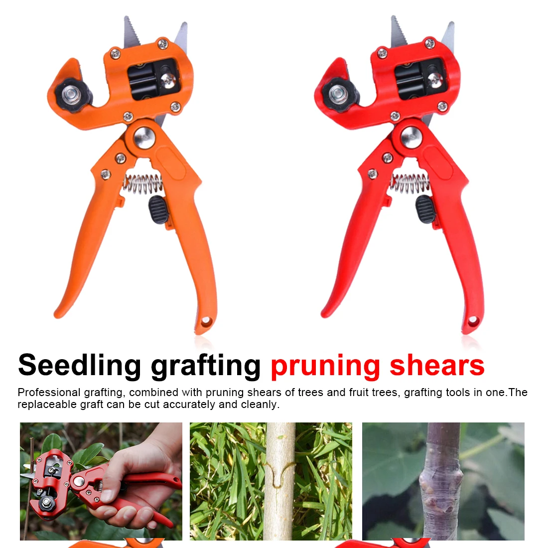 

Grafting Shears Scissor Fruit Tree Vaccination Multi-function Bud Cutter 3 Styple Blade Gardening Tools