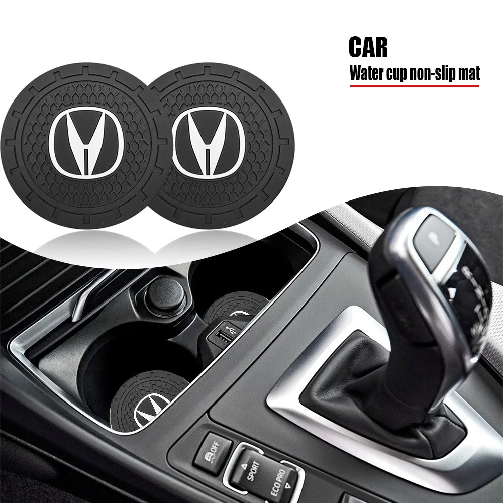 

Car Silica Gel Coaster Water Cup Bottle Holder Anti-slip Pad for Acura CSX RL ILX TL TLX MDX RDX CL RSX ZDX TSX NSX 1991-2019 et