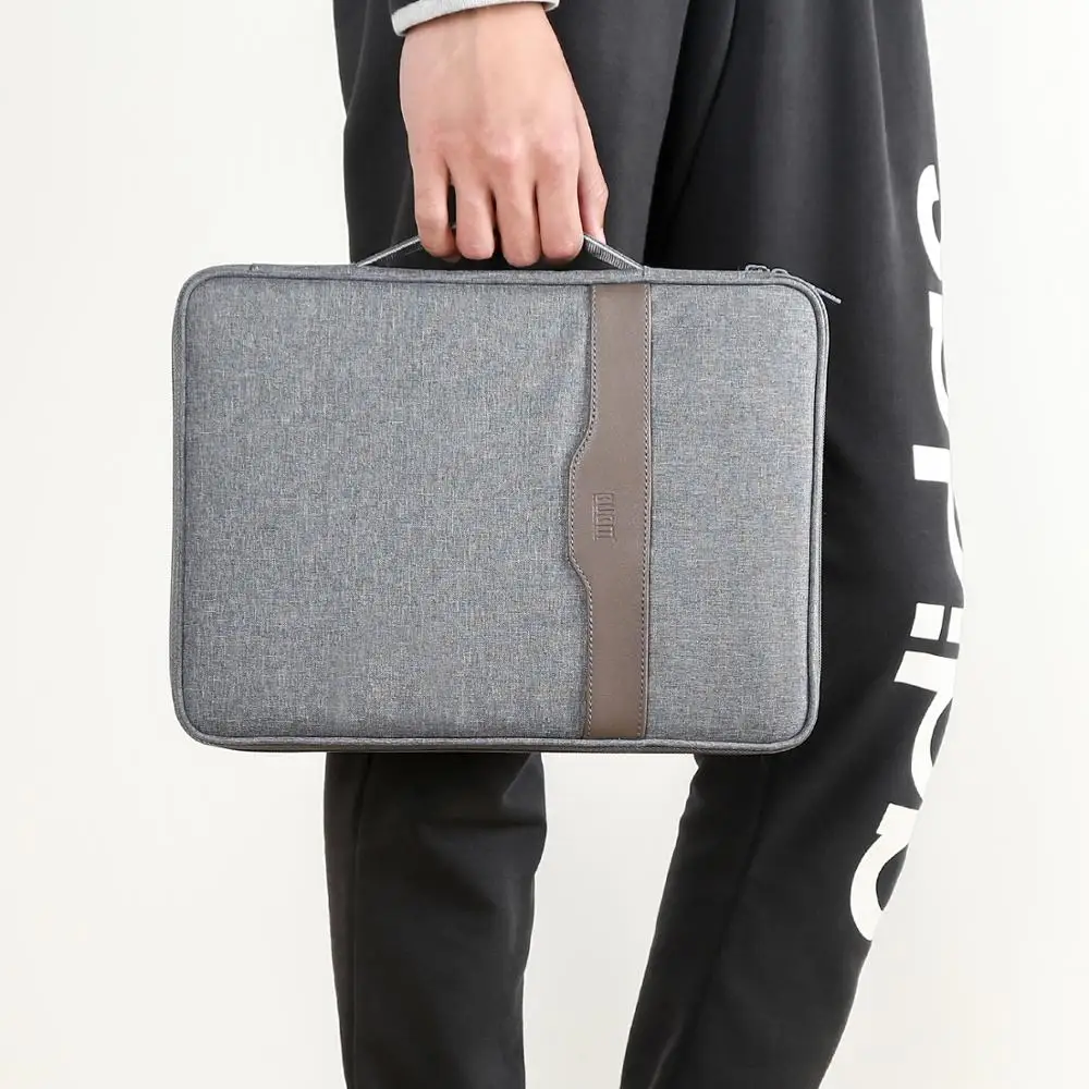 BUBM Briefcase Portfolio Organizer Case, Papers Storage Pouch Credential Bag For Home Travel Use to store Important Items