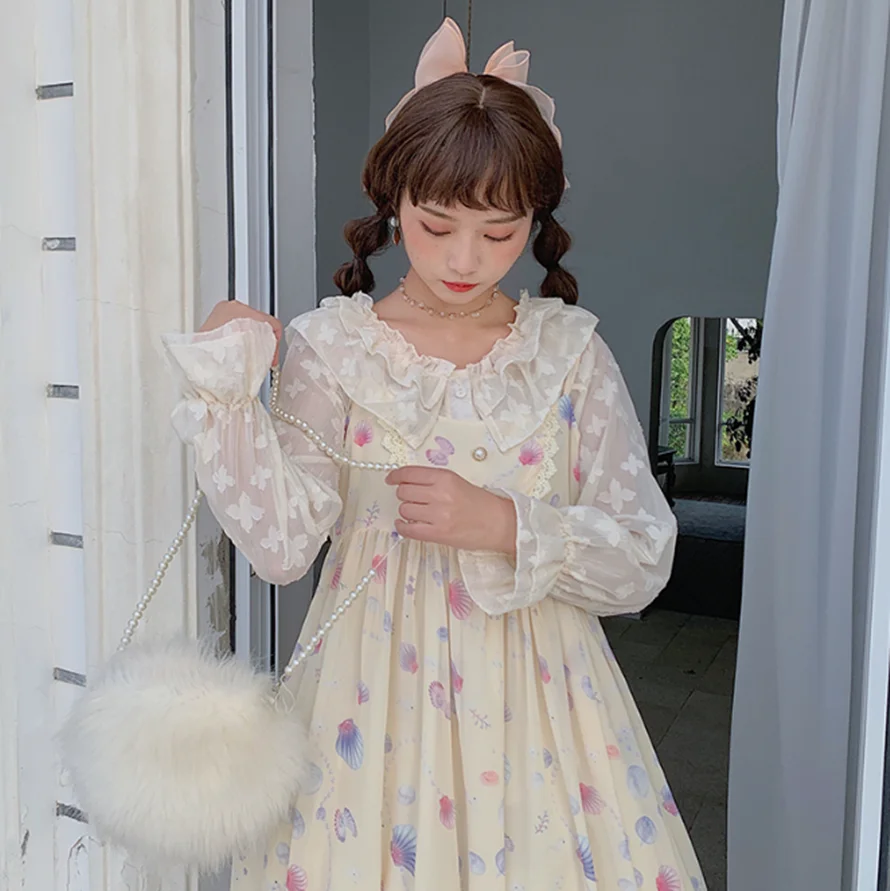 Летнее платье принцессы и горничной с принтом в готическом стиле|Платья стиле