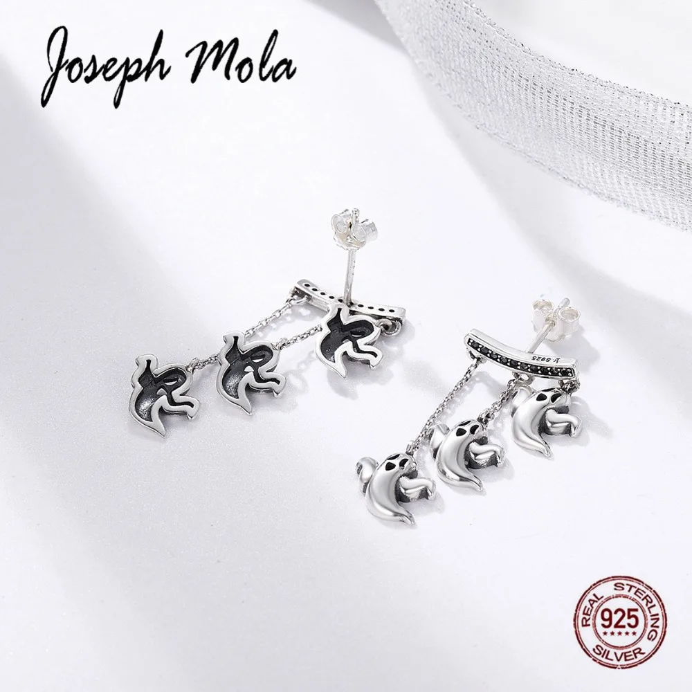 Joseph Mola 925 стерлингового серебра гиперболические Хэллоуин призрак кисточкой