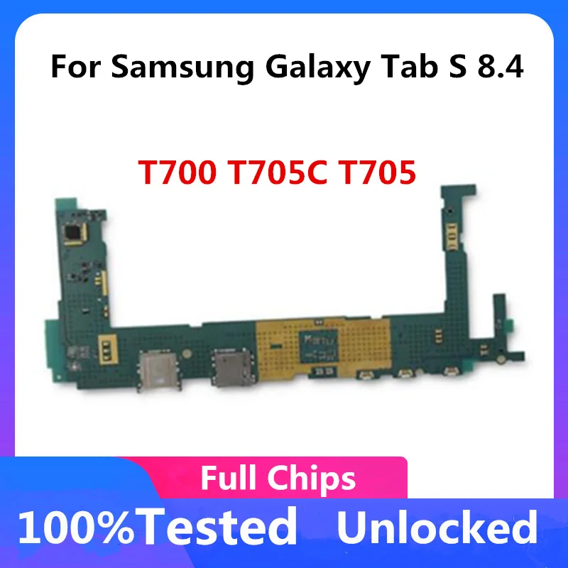 Оригинальная разблокированная материнская плата для Samsung Galaxy Tab S 8 4 T700 T705C T705 с