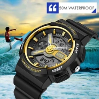 lige children led electronic digital watch chronograph clock sport watches 5bar waterproof kids wristwatches for boys girls gift