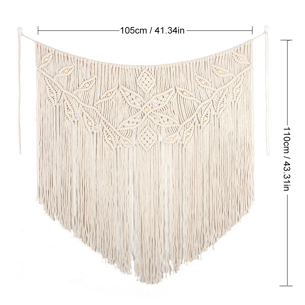 

Hand-woven Pendant Macrame Wall Hanging Art Woven Tapestry Bohemian Crafts Decoration Gorgeous Tapestry For Home Bedroom