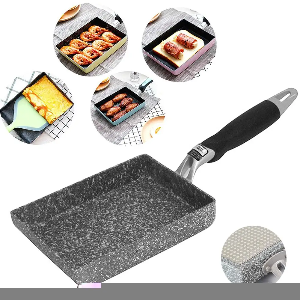 Сковорода в японском стиле сковорода с антипригарным покрытием квадратная для