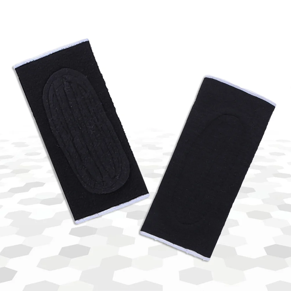 

1 Pair Unisex Warm Knee Pads Ride Elastic Sleeves Kneecap Thicken Warm Kneepad for Sports Cycling (Black)