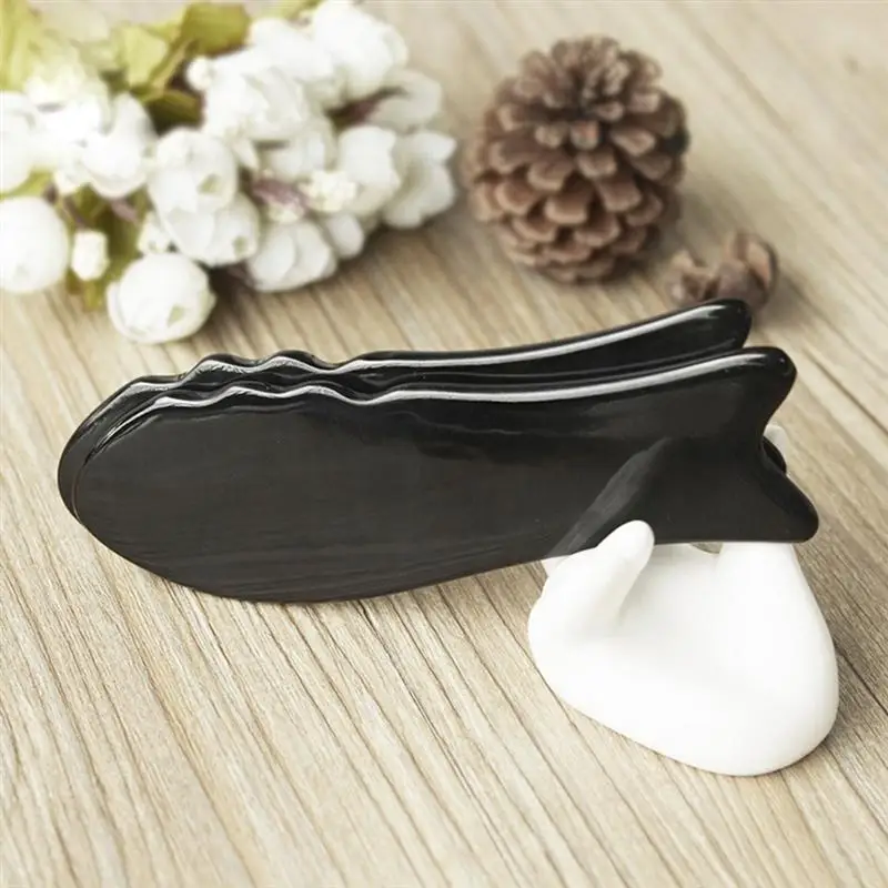 Гуаша массажный инструмент в форме рыбы массажер гуаша доска для лица тела рук