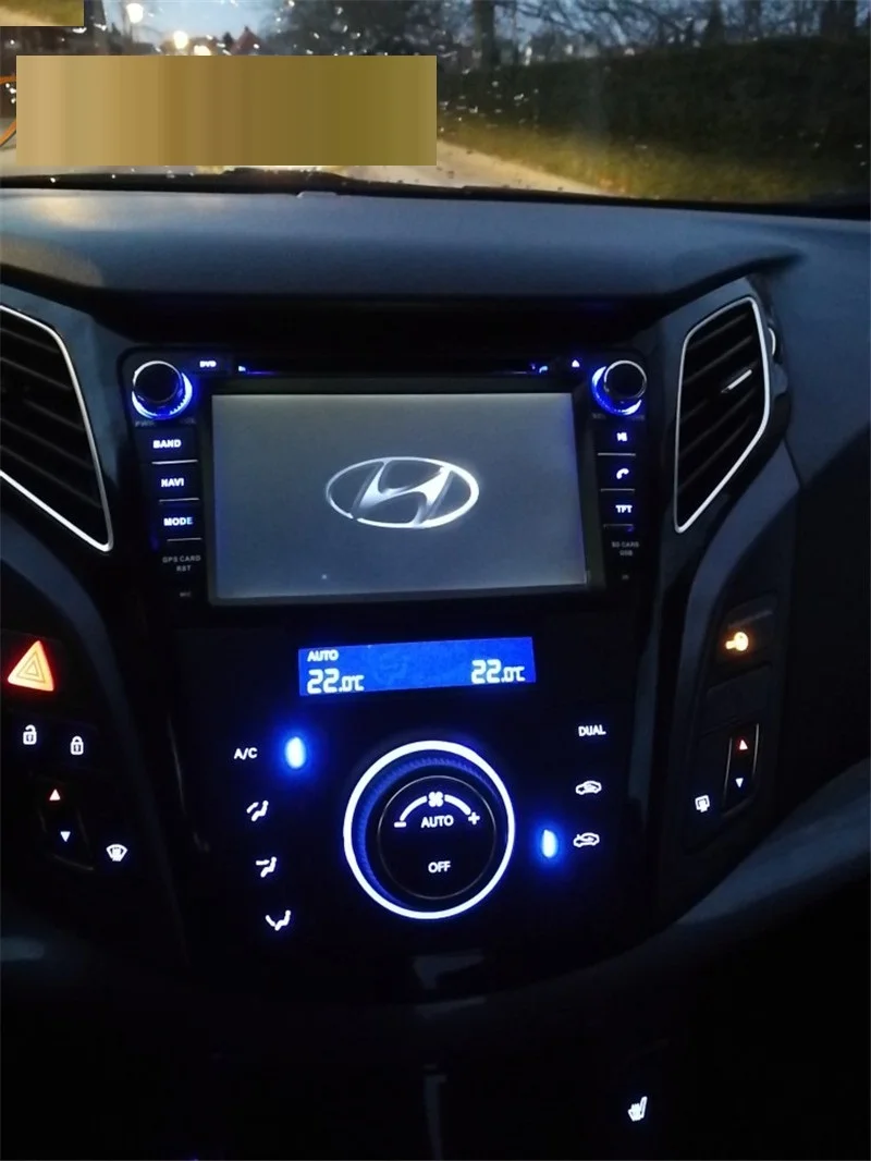 Радиоплеер на Android 2012 с GPS-навигацией для Hyundai i40 2016- видеоплеер стереоголовка