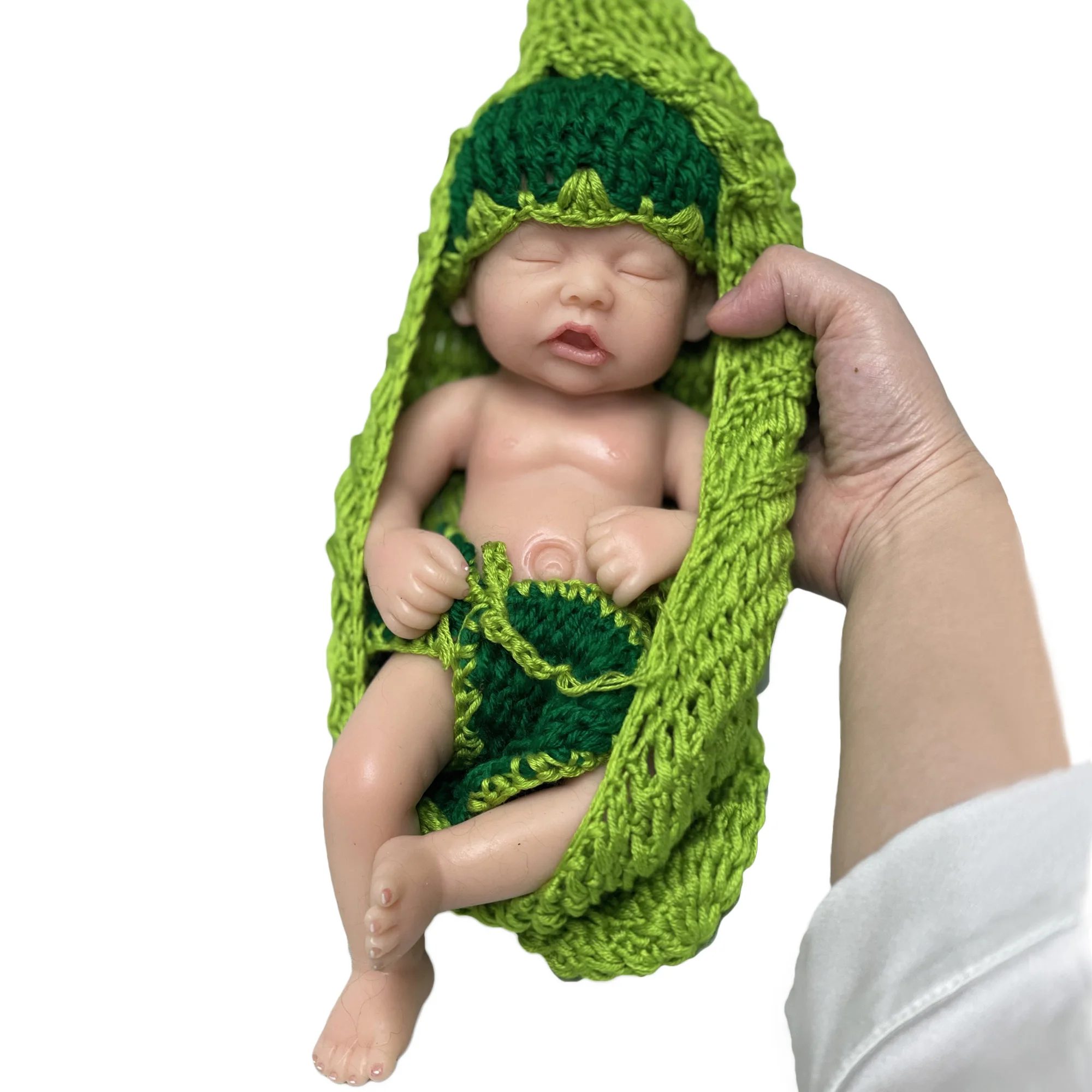 Полноразмерная платиновая силиконовая кукла адольли Реборн 12 дюймов