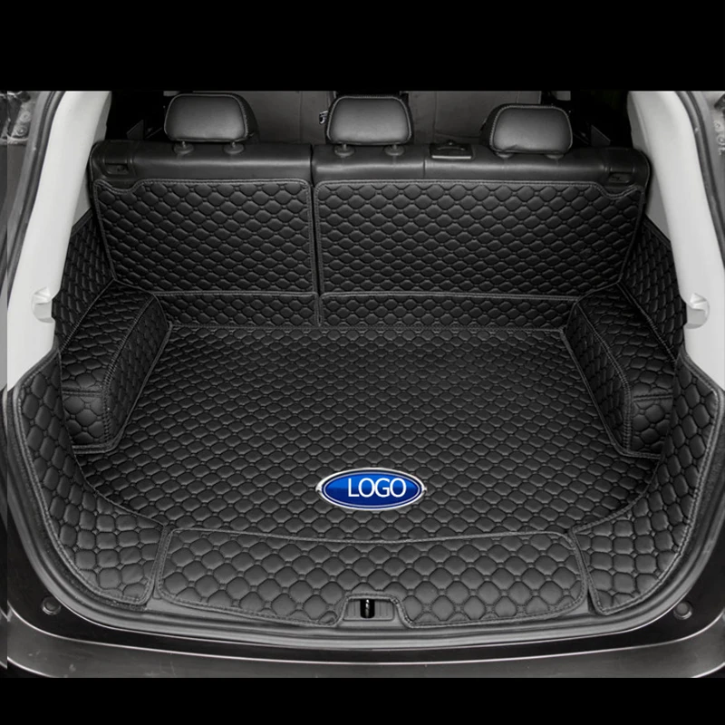 

Custom leather car trunk mat for hyundai tucson 2006-2014 suv cargo liner accessories interior boot